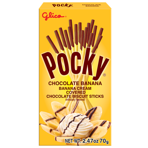 格力高百奇塗層餅乾棒 (巧克力香蕉味)   Glico Pocky Chocolate Banana