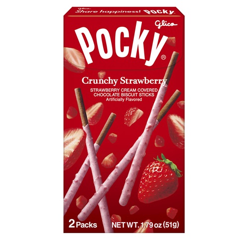 格力高百奇顆粒層餅乾棒 (草莓) Glico Pocky Crunchy Strawberry